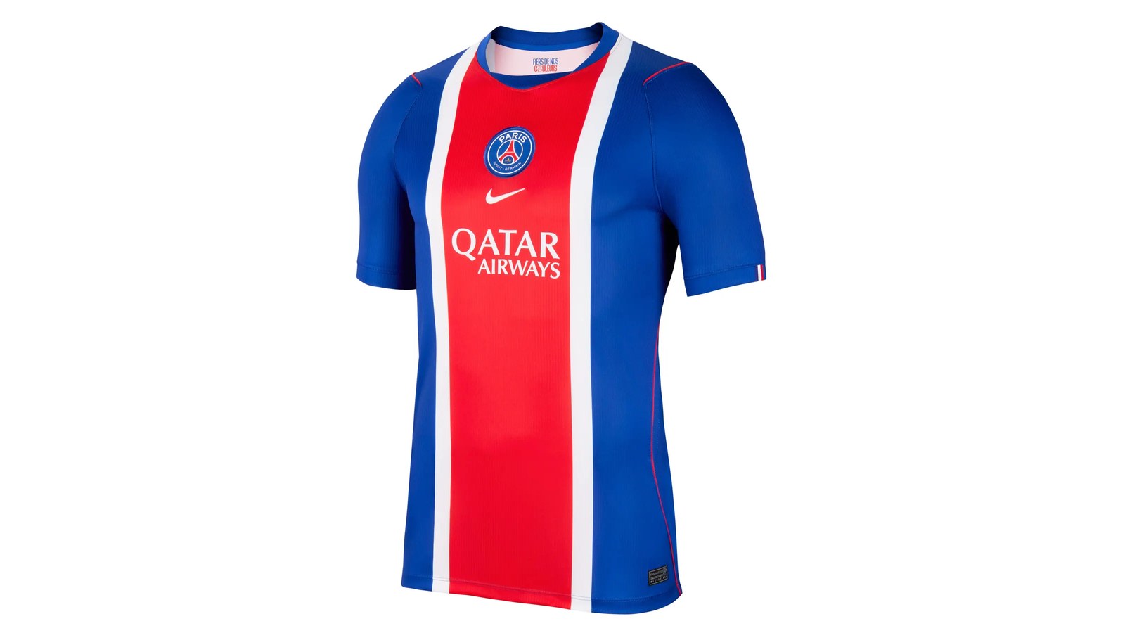 Maillot domicile du Paris Saint-Germain, vue de face
