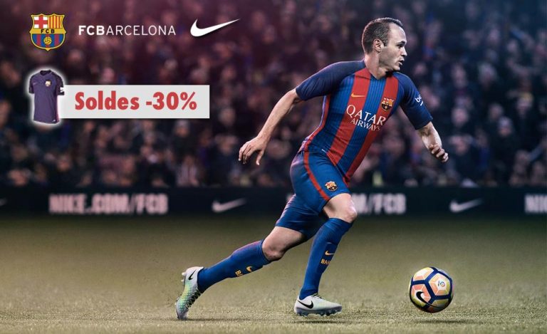 Maillot de Foot FC Barcelone en Soldes