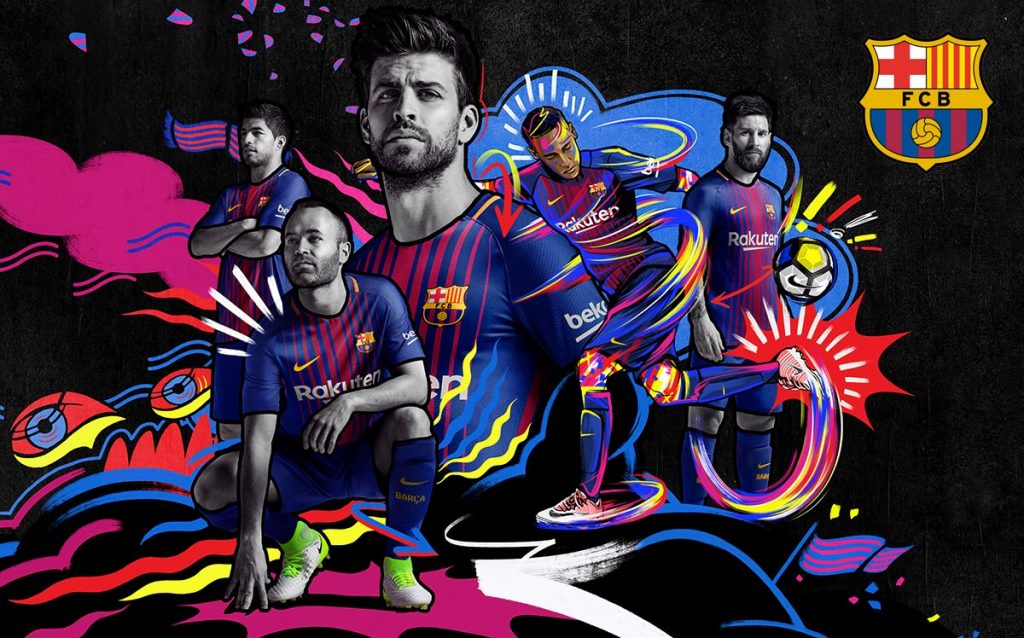 Maillot officiel du FC Barca pour la Saison 2017-2018
