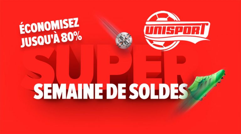 Unisport – Soldes et Promotions hallucinantes sur le Football