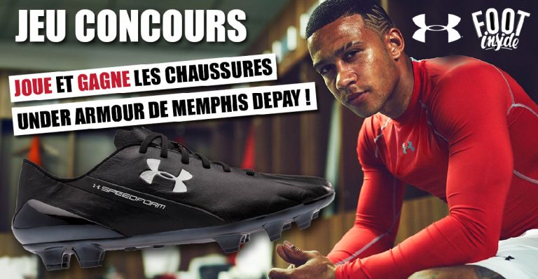 Jeu Concours : Gagnez les chaussures Under Armour de Memphis Depay