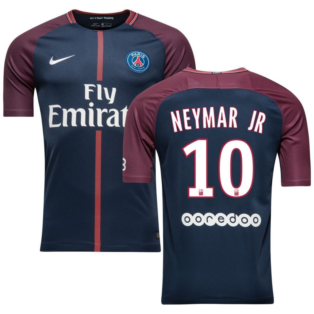 Top 10 Maillot PSG Neymar Jr 10 Saison 2017-18 Top 10 Maillot PSG Neymar Jr 10 Saison 2017-18