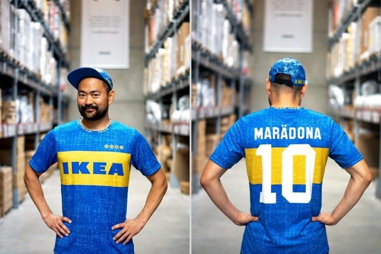 Un maillot IKEA Frakta x Boca Juniors par Fokohaela