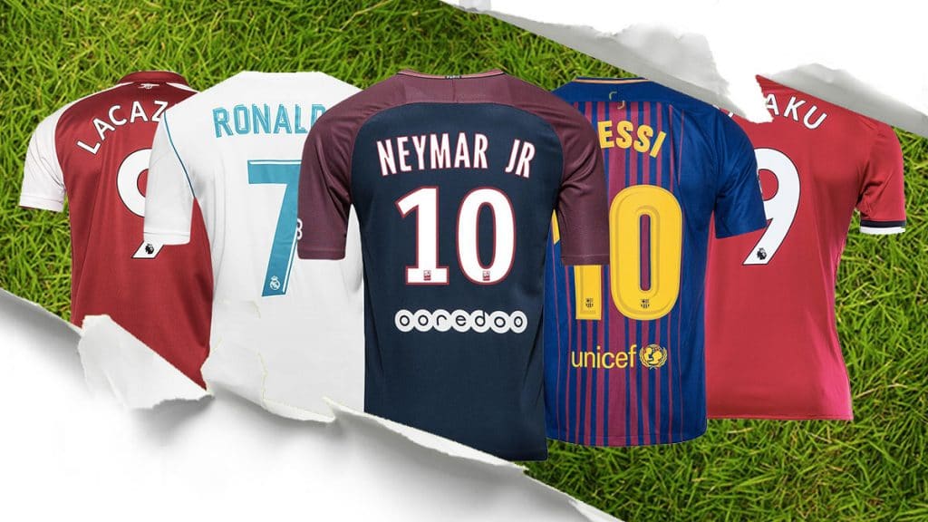 Top 10 maillots de foot vendus en 2017 2018