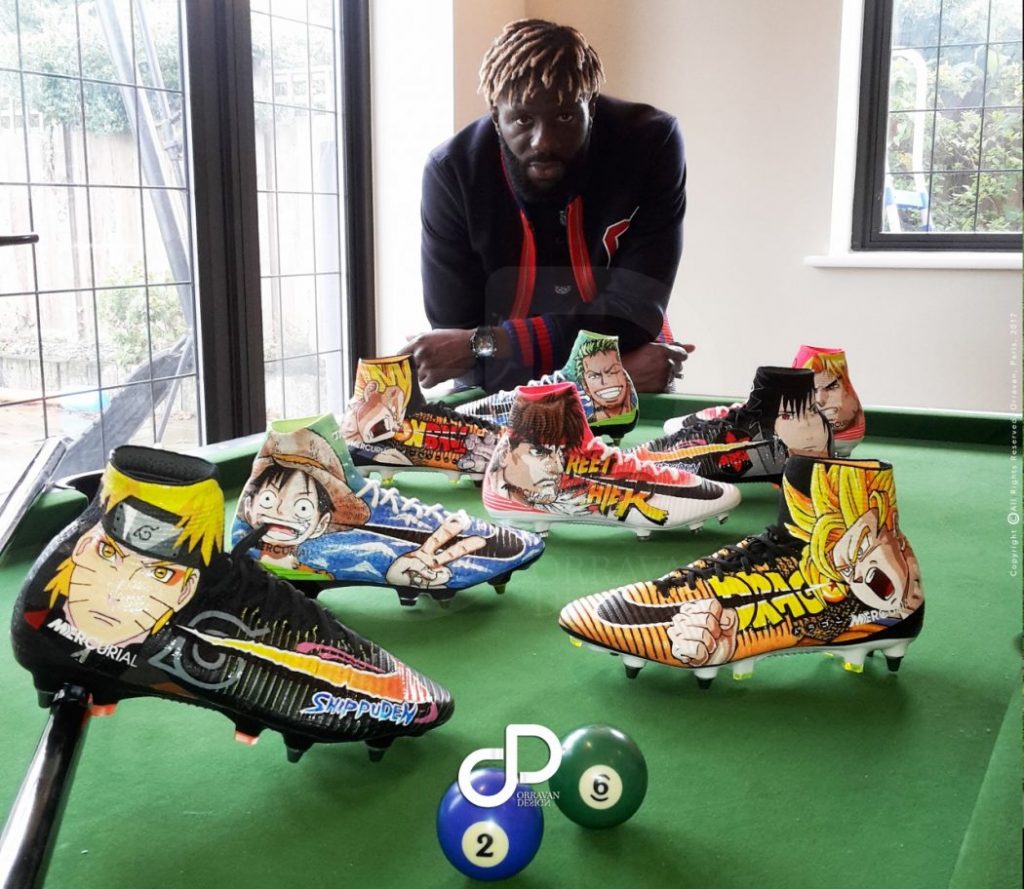 Crampons-Foot-Bakary-Sako-Nike-Mercurial-Superfly-Customisation-Manga-Orravan-Design