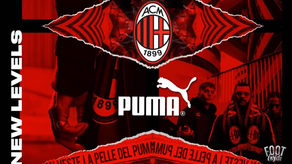 Puma nouvel équipementier du Milan AC
