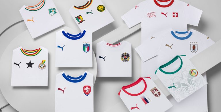 Puma dévoile les maillots de foot extérieurs des sélections nationales