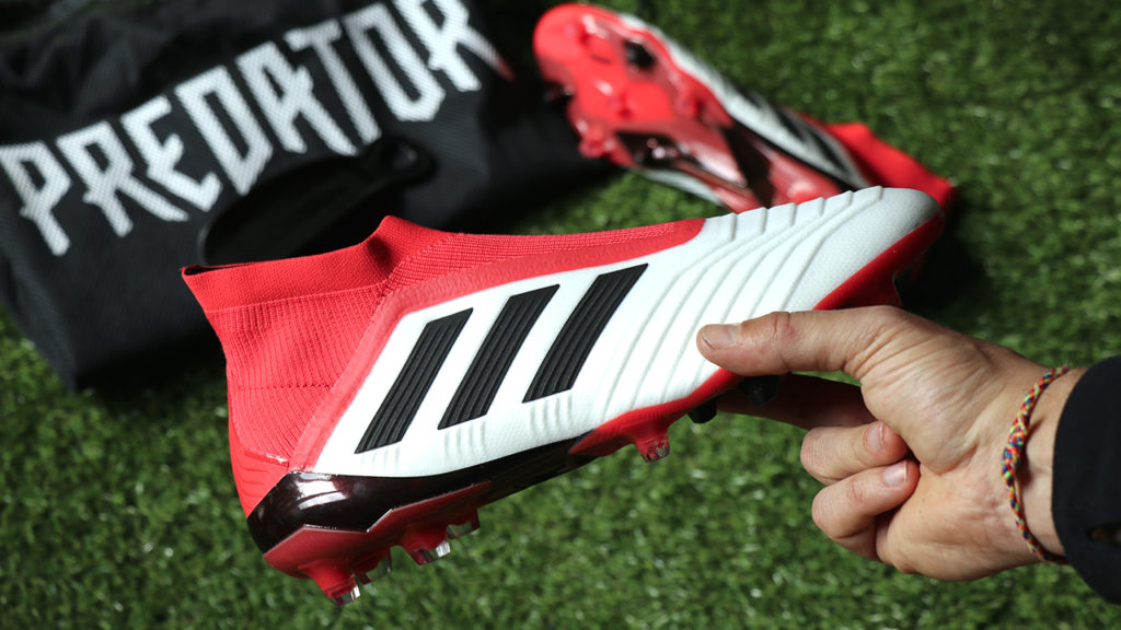 adidas Predator 18+ Unboxing Foot-Inside