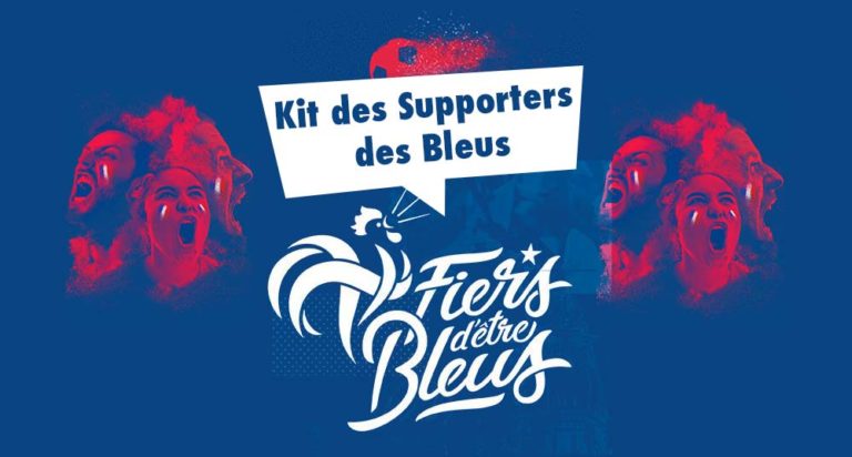 Le Kit des supporters des Bleus pour la Coupe du Monde 2018