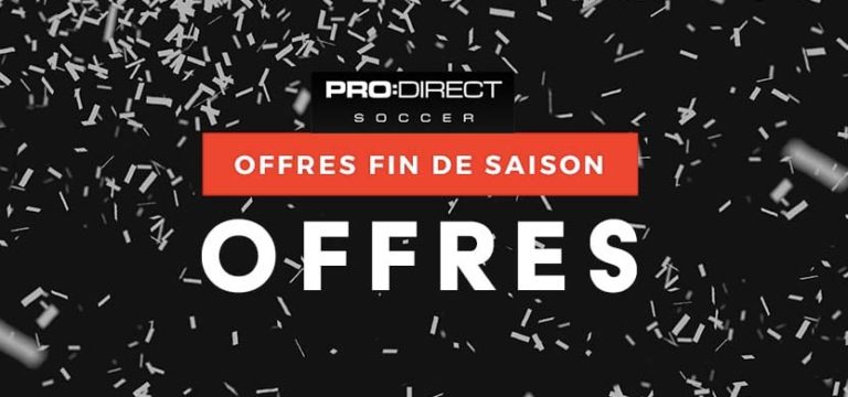 Promotion Fin de Saison sur ProDirectSoccer
