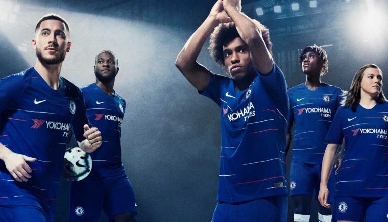 Chelsea le nouveau maillot domicile pour la saison 2018/19 dévoilé