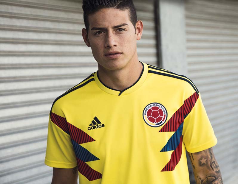 Maillot de la Colobmie Coupe du monde 2018