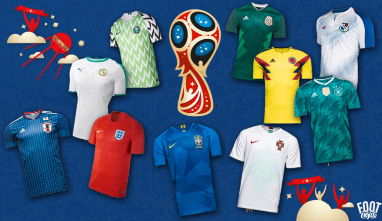 Top 10 des plus beaux maillots de la Coupe du Monde 2018
