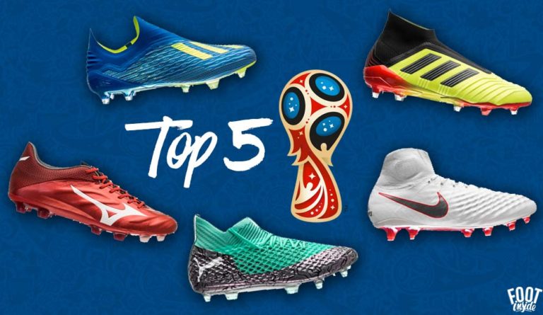 Top 5 des plus belles chaussures de Foot de la Coupe du Monde 2018