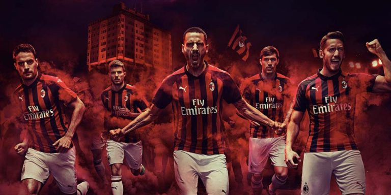 Puma dévoile le nouveau maillot du Milan AC 2018-2019