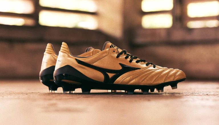 Mizuno Morelia Neo II Made In Japan “Gold/Black”