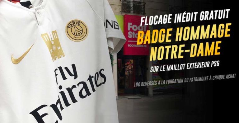 Maillot PSG: Un flocage en hommage à la Cathédrale Notre-Dame de Paris