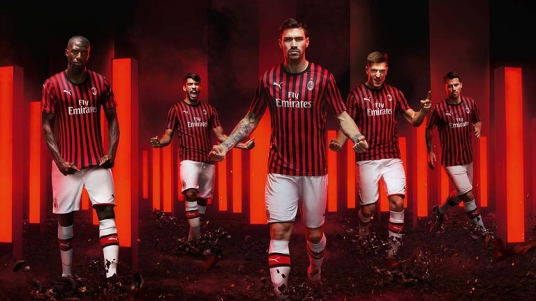 Nouveau Maillot du Milan AC Saison 2019-2020