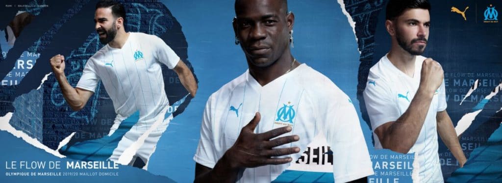 nouveau maillot domicile Olympique Marseille OM 2019-2020