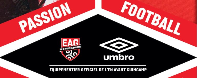 Umbro nouvel équipementier de l’En Avant Guingamp