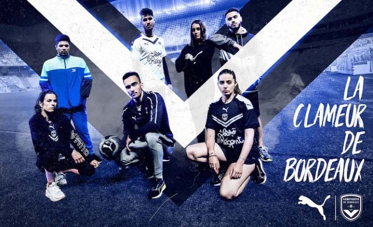 Les maillots des Girondins de Bordeaux dévoilés par Puma