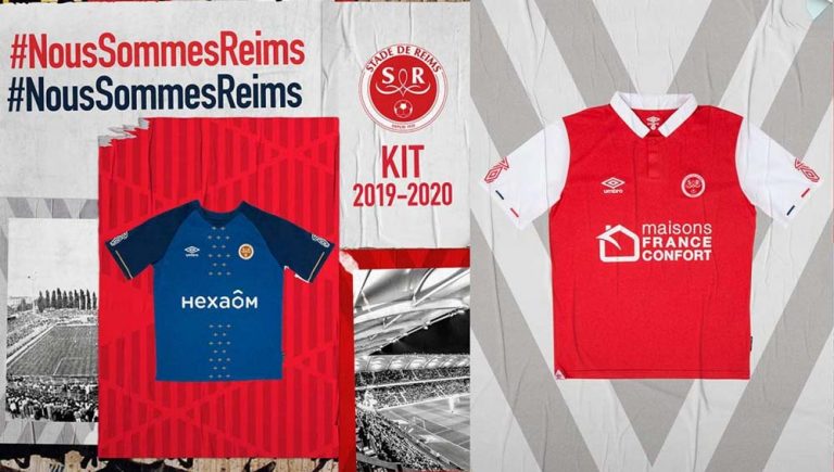 Reims dévoile ses nouveaux maillots 2019-2020