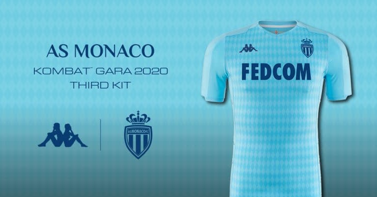 l’AS Monaco et Kappa dévoilent le maillot Third 2019-2020