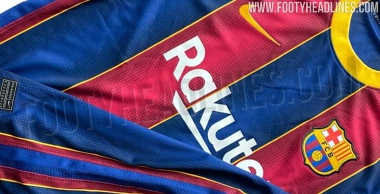 Le nouveau maillot de foot du Barça 2020-2021 a fuité