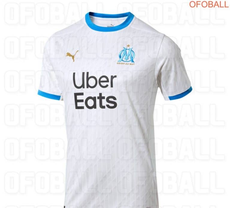 Le maillot domicile de l’Olympique de Marseille 2020/21 a fuité