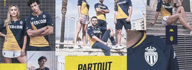 AS Monaco, le maillot extérieur 2021 dévoilé par Kappa