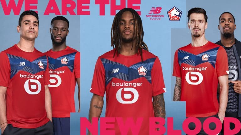 les maillots de foot du LOSC pour la saison 2020/21
