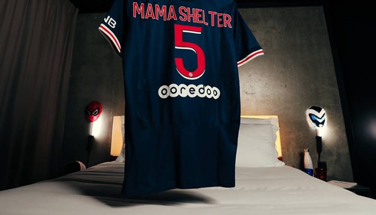 La chaîne d’Hôtel Mama Shelter dévoile une chambre « Paris Saint-Germain »