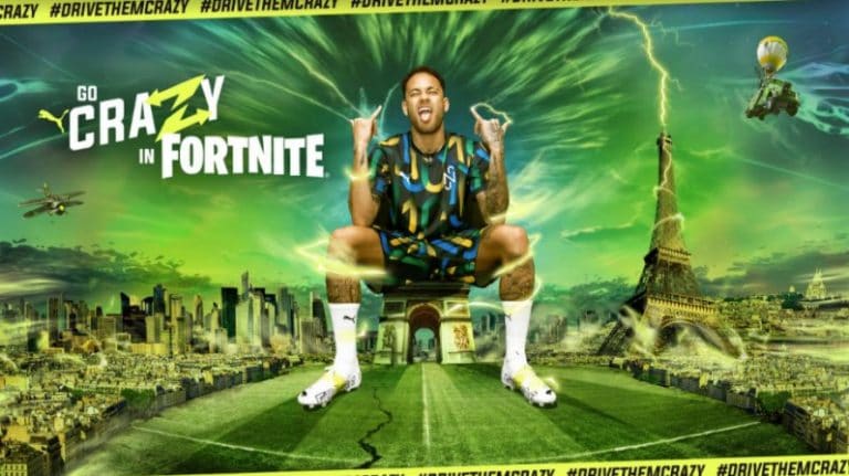 Neymar Jr. débarque dans Fortnite avec des tenues Puma