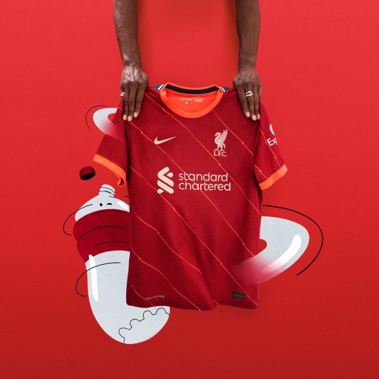 Liverpool le maillot domicile saison 2021-2022 dévoilé par Nike