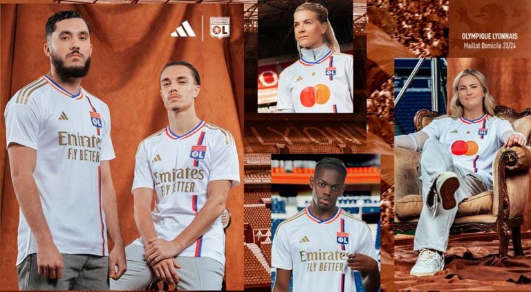l’olympique lyonnais présente son maillot domicile pour la saison 2023-24