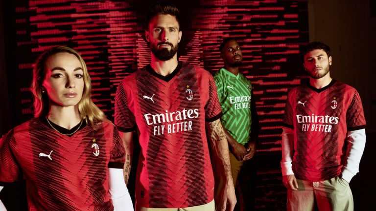 AC Milan : le nouveau maillot domicile 2023/24 dévoilé par Puma Football