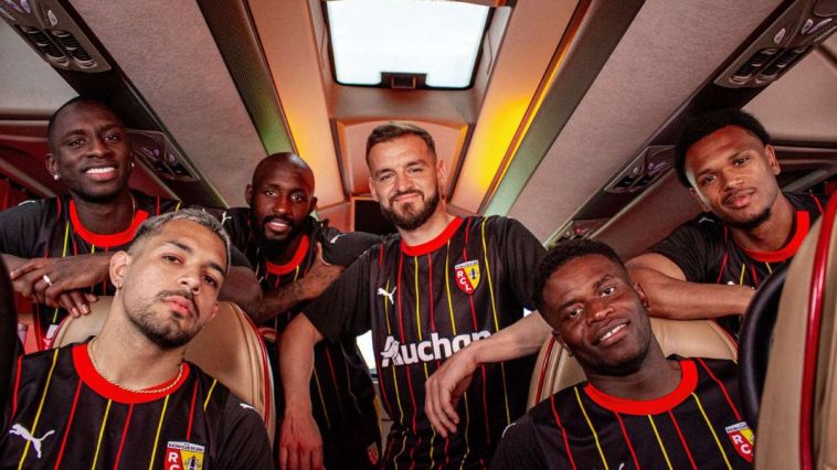 maillot foot exterieur rc lens 2024