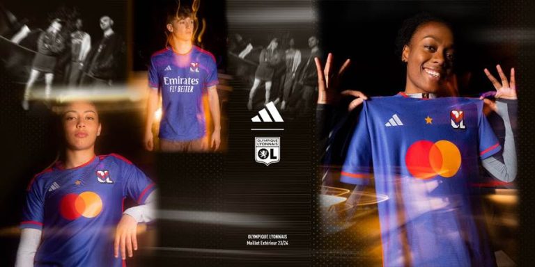 L’Olympique Lyonnais dévoile un nouveau maillot extérieur au look rétro pour la saison 2023/2024