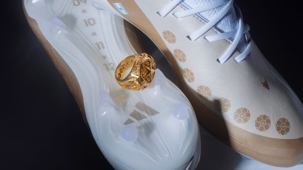 adidas pack X Crazyfast1 Messi El Ocho ballon or