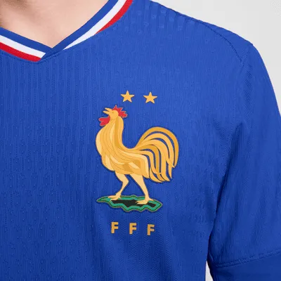 détail logo thermocollés Maillot de foot authentique Nike Dri-FIT ADV FFF