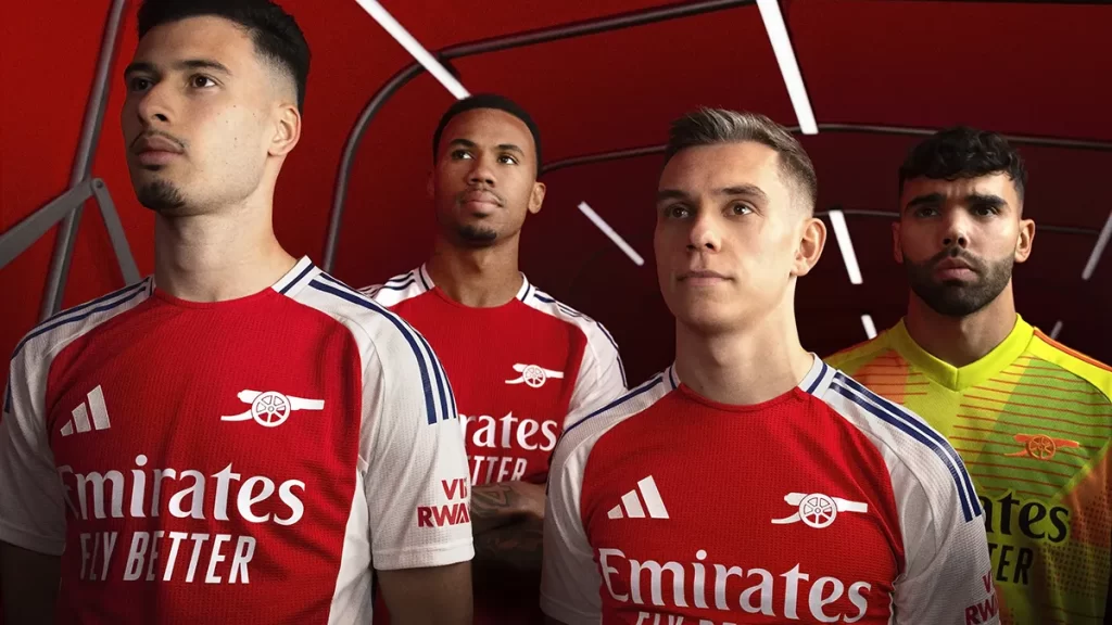 maillot domicile Arsenal 2024-2025