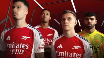 maillot domicile Arsenal 2024-2025