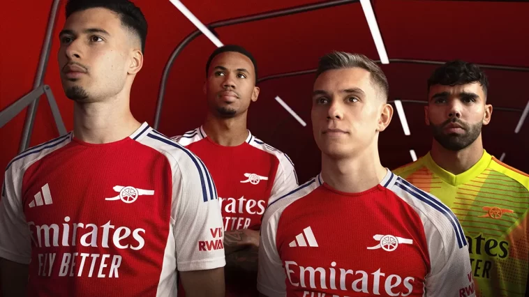 maillot domicile Arsenal 2024-2025