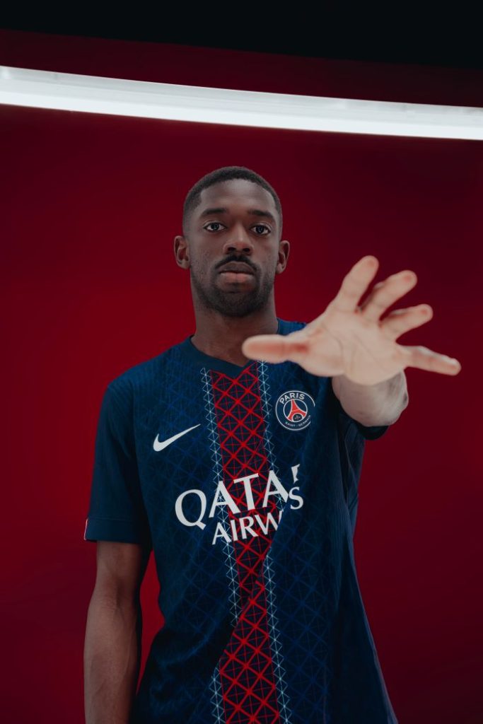maillot PSG domicile Dembele 2025-2026