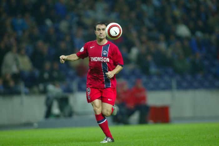 maillot rouge PSG Pauleta - 2004_2005
