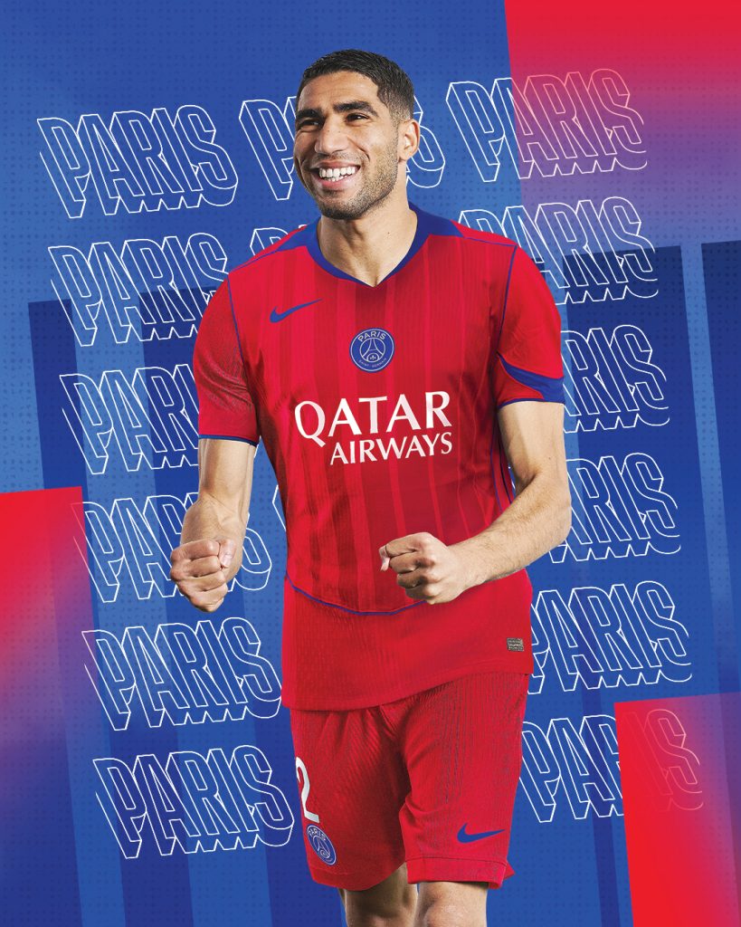 Maillot Third PSG Hakimi 2025-2026