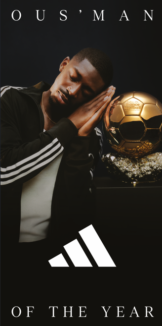 Adidas célèbre Ousmane Dembélé Ballon d Or 2025 avec une collection exclusive à Paris