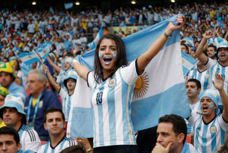 supporter foot argentins