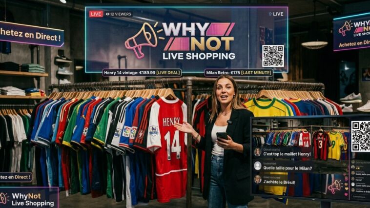 Whatnot appli live shopping pour acheter tes maillots et chaussures de foot